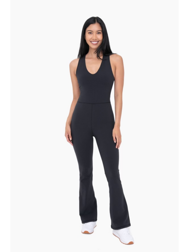Cross Knot Back Flared Jumpsuit – Ruby and Jenna