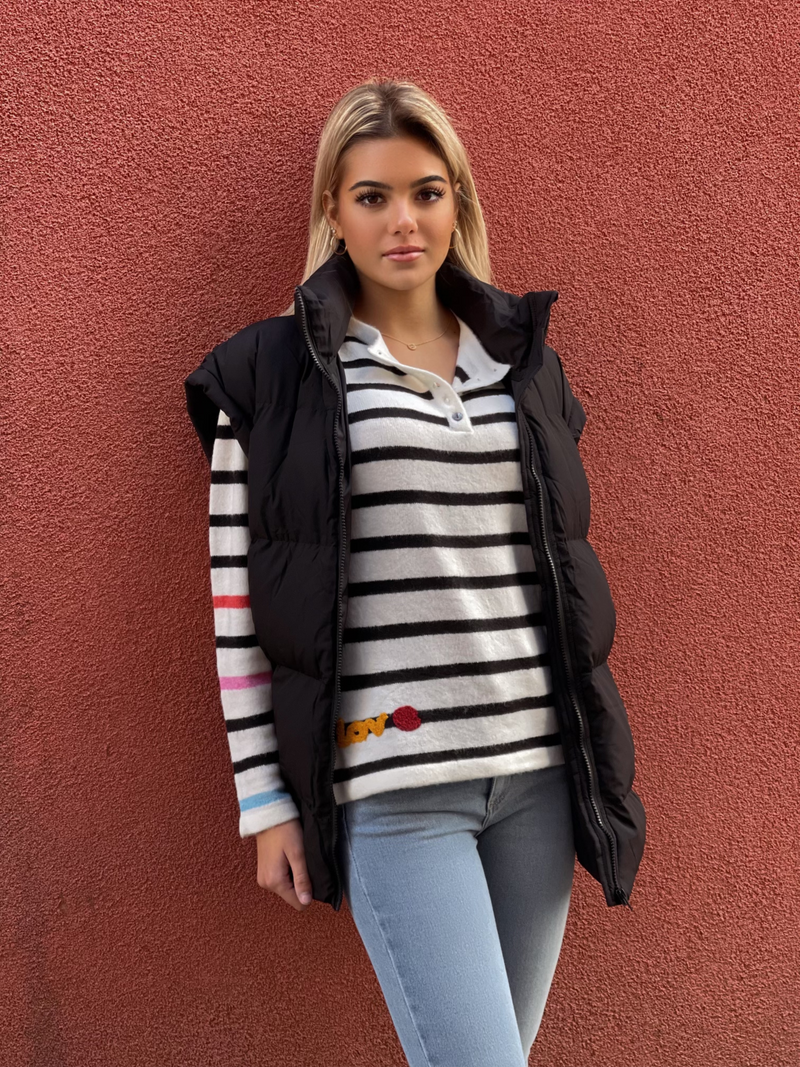 Soft Stripe Pullover