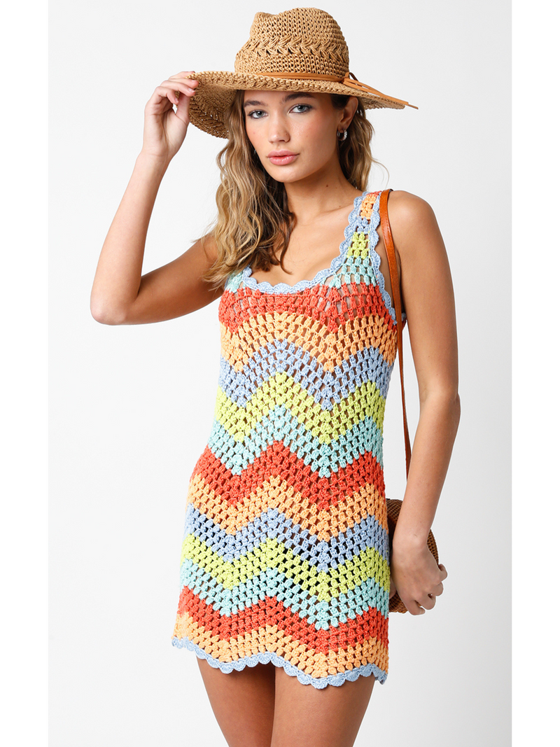 Crochet Knit Dress