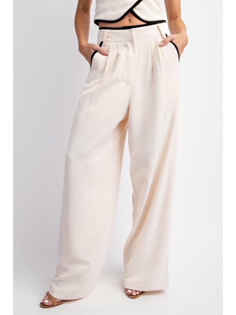 Pant With Contrast Edge