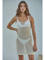 Crochet Pearl Tunic Dress