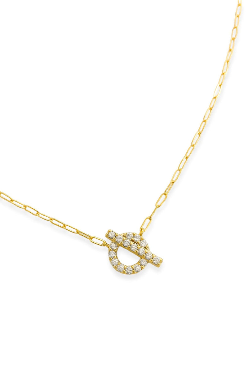 Dainty chain necklace ruby and jenna