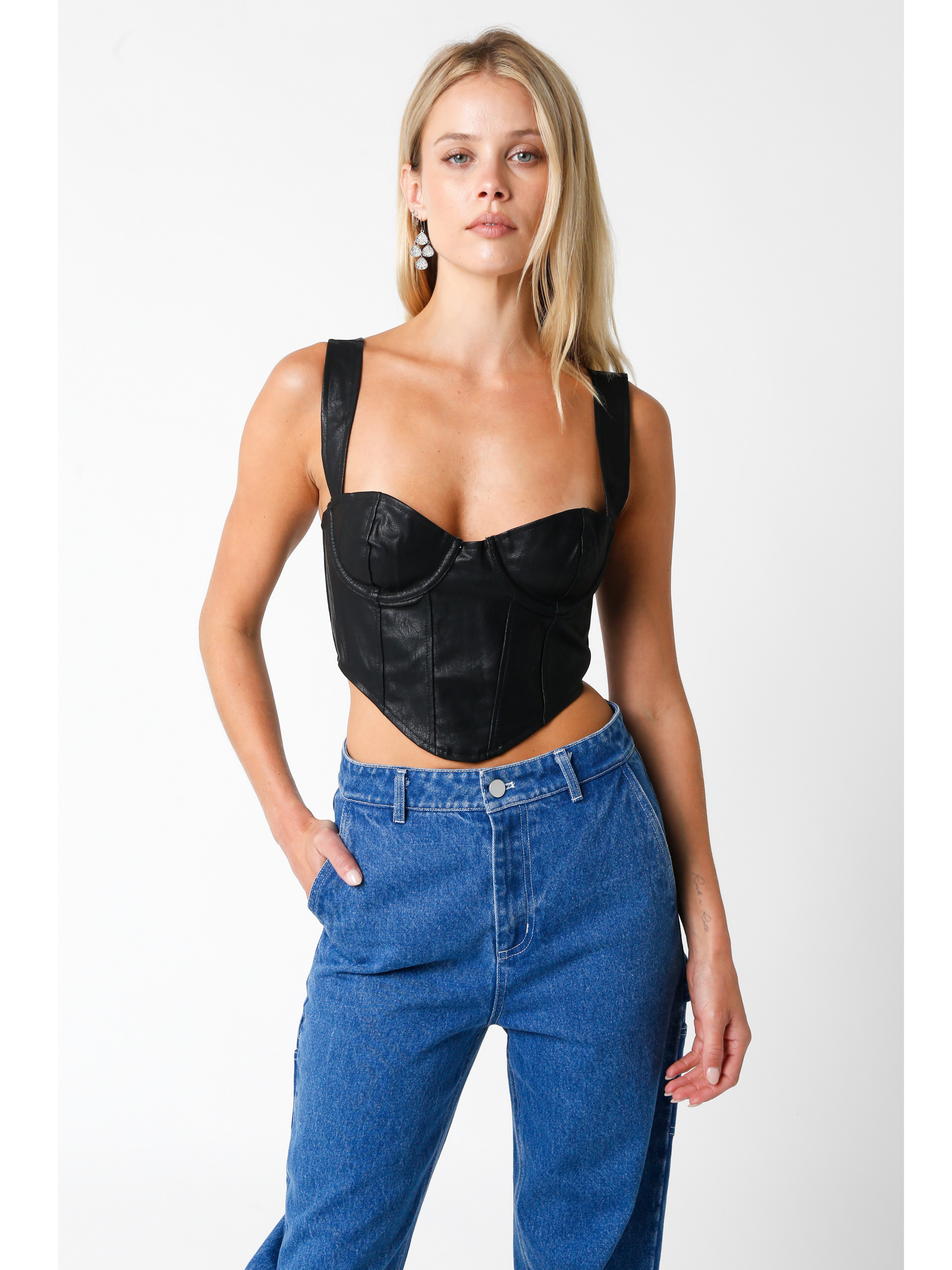 Leather Bustier – Ruby and Jenna