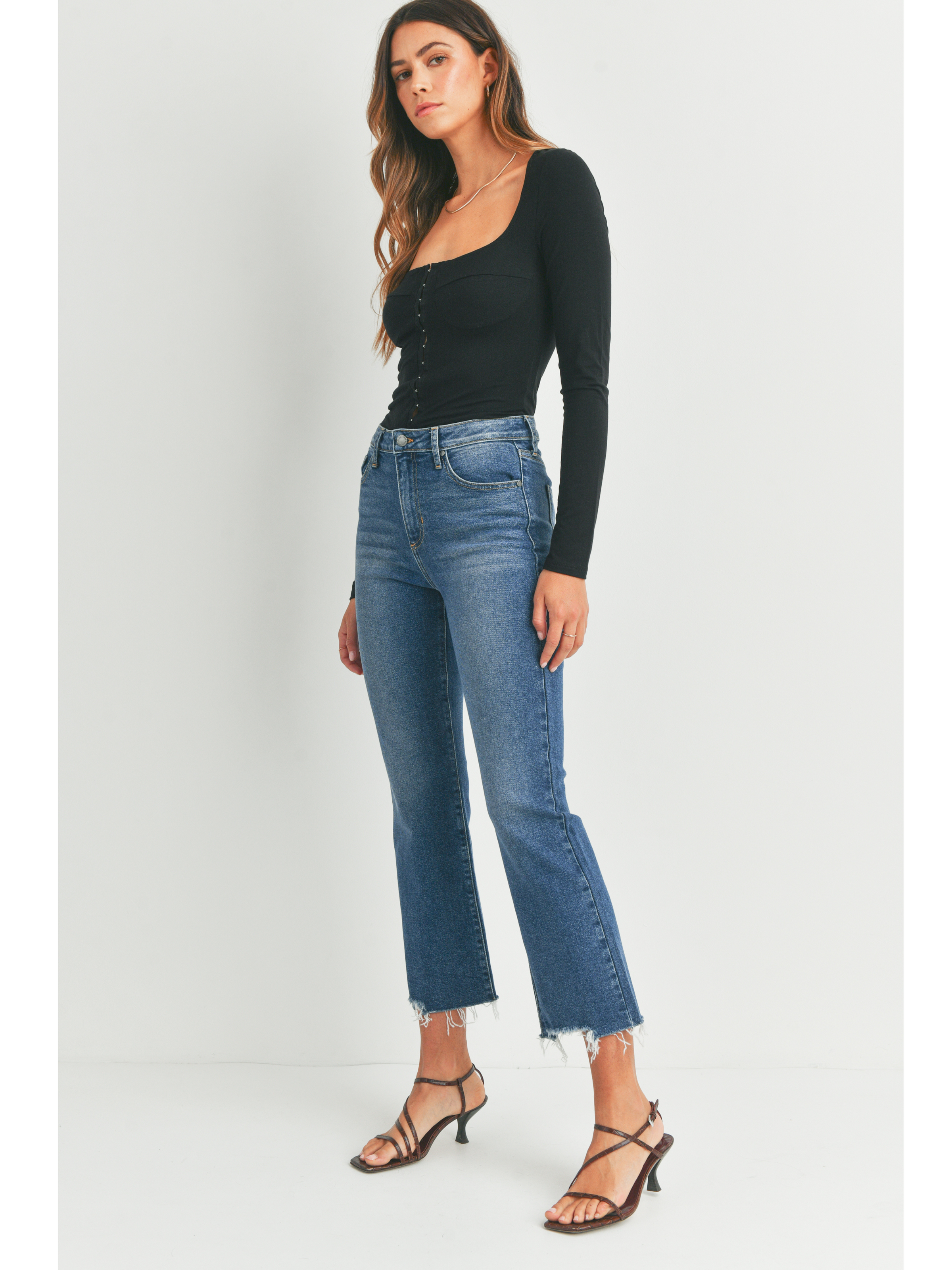 Cropped flare sales jeans 2019