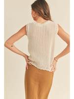 Sleeveless Knitted Top