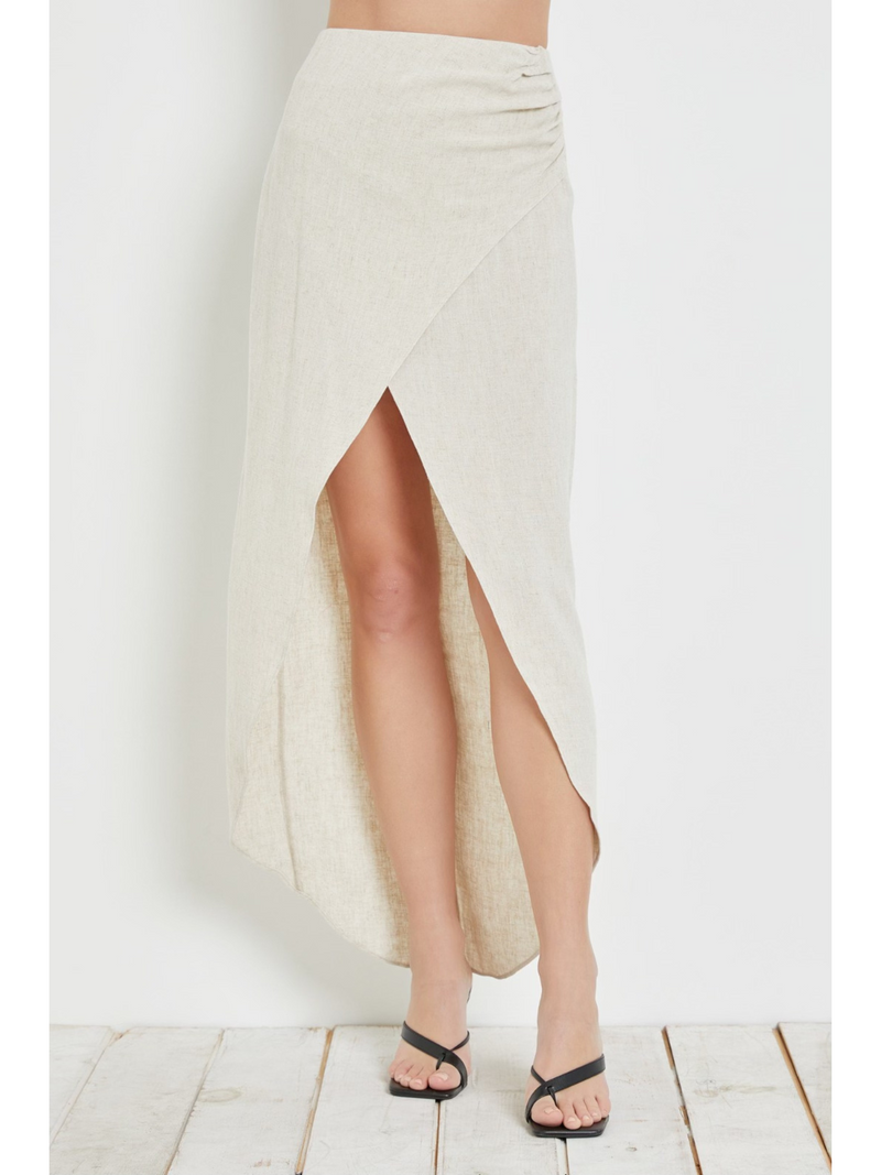 Overlap Tulip Skirt