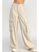 Solid Woven Long Pant