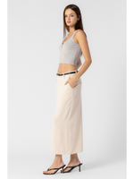 Low Waist Front Slit Skirt