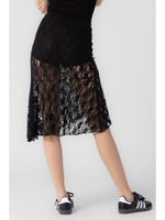 Semi Sheer Lace Skirt