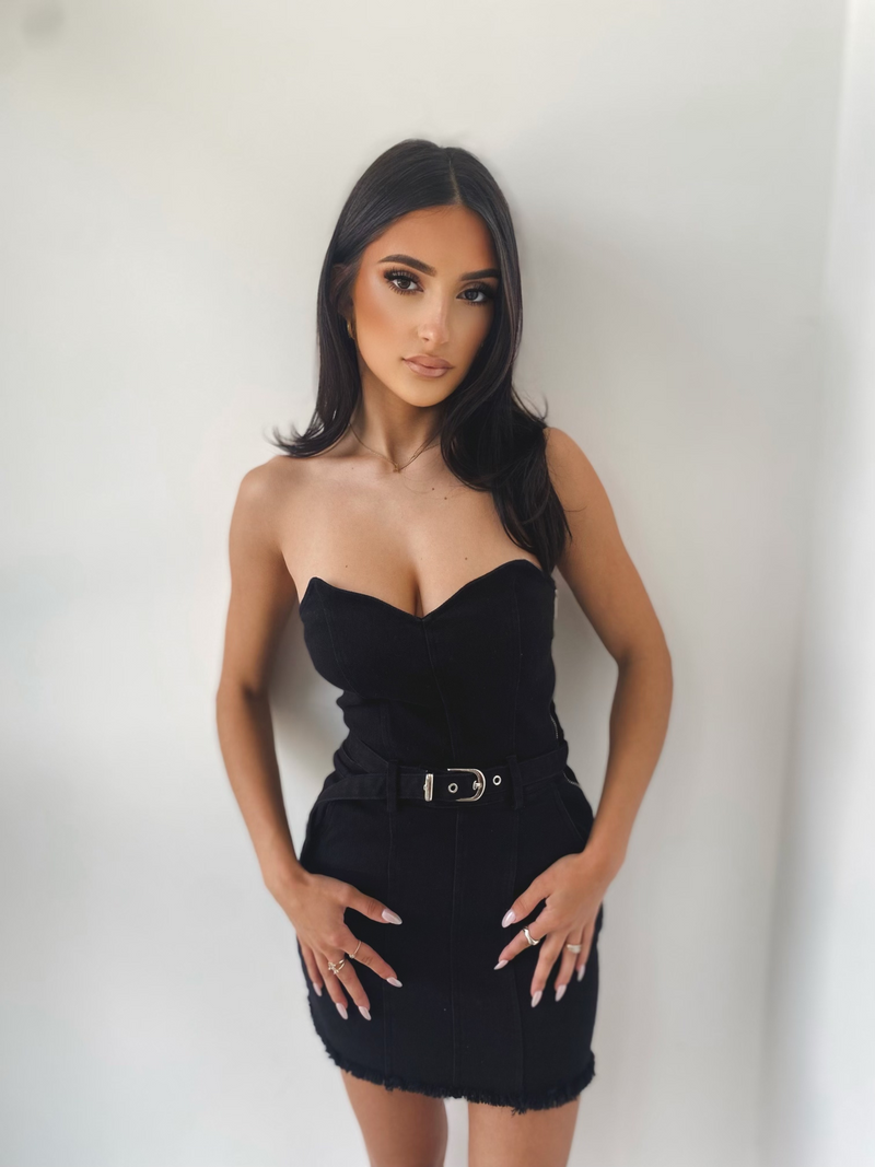 Tube Dress With Buckle