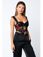 Lace Bustier Top